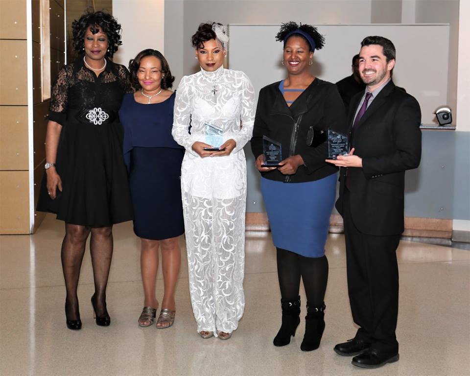 Director Carter with Fashion Umbrella Award Recipients